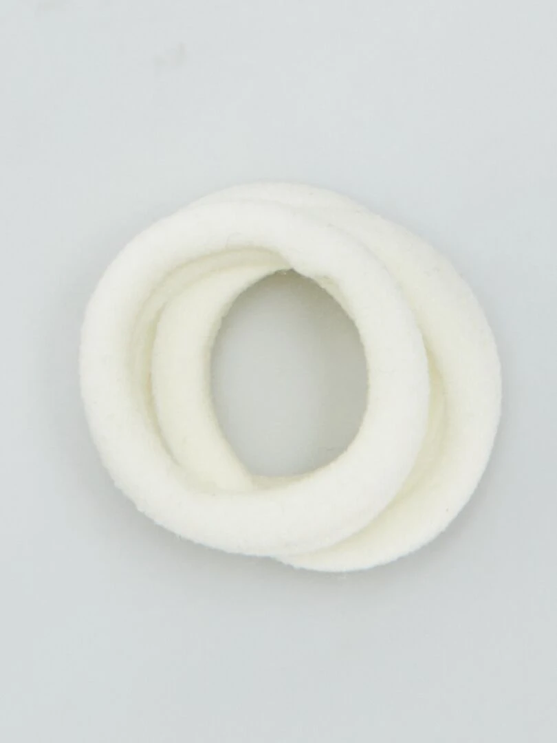Lot de 10 chouchous élastiqués Rose