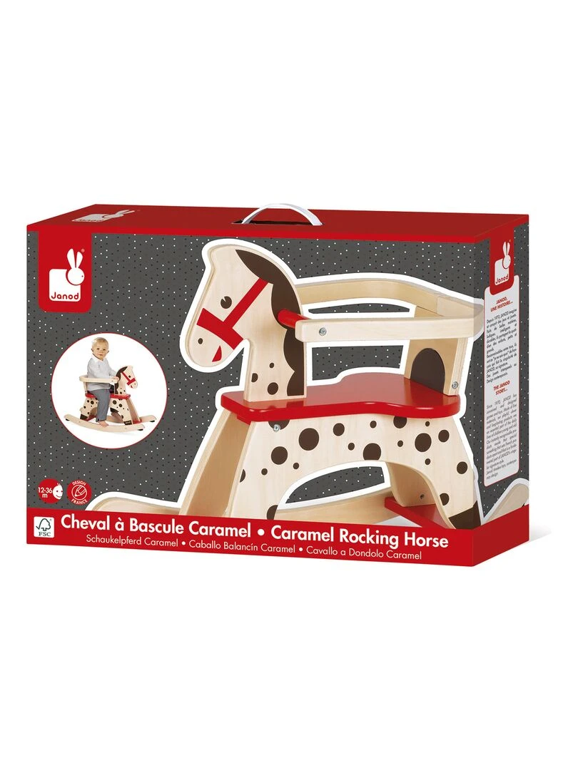 Cheval En Bois  A Bascule Caramel   N/A