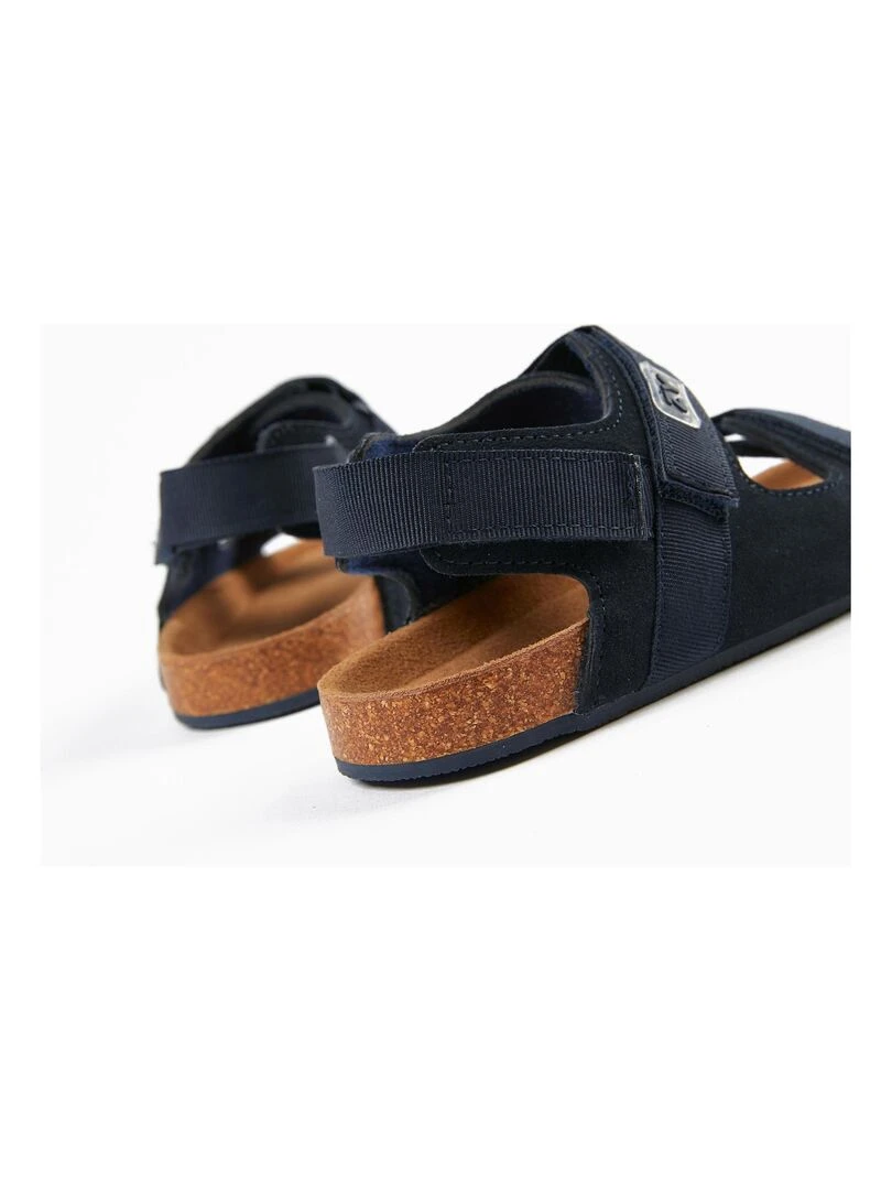 Sandales en cuir pour garçon  PICASSO   Bleu foncé