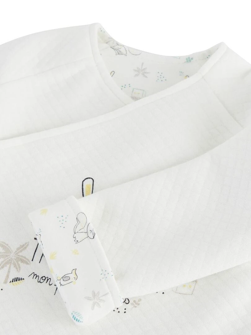 Gilet bébé mixte Tropicland   Ecru