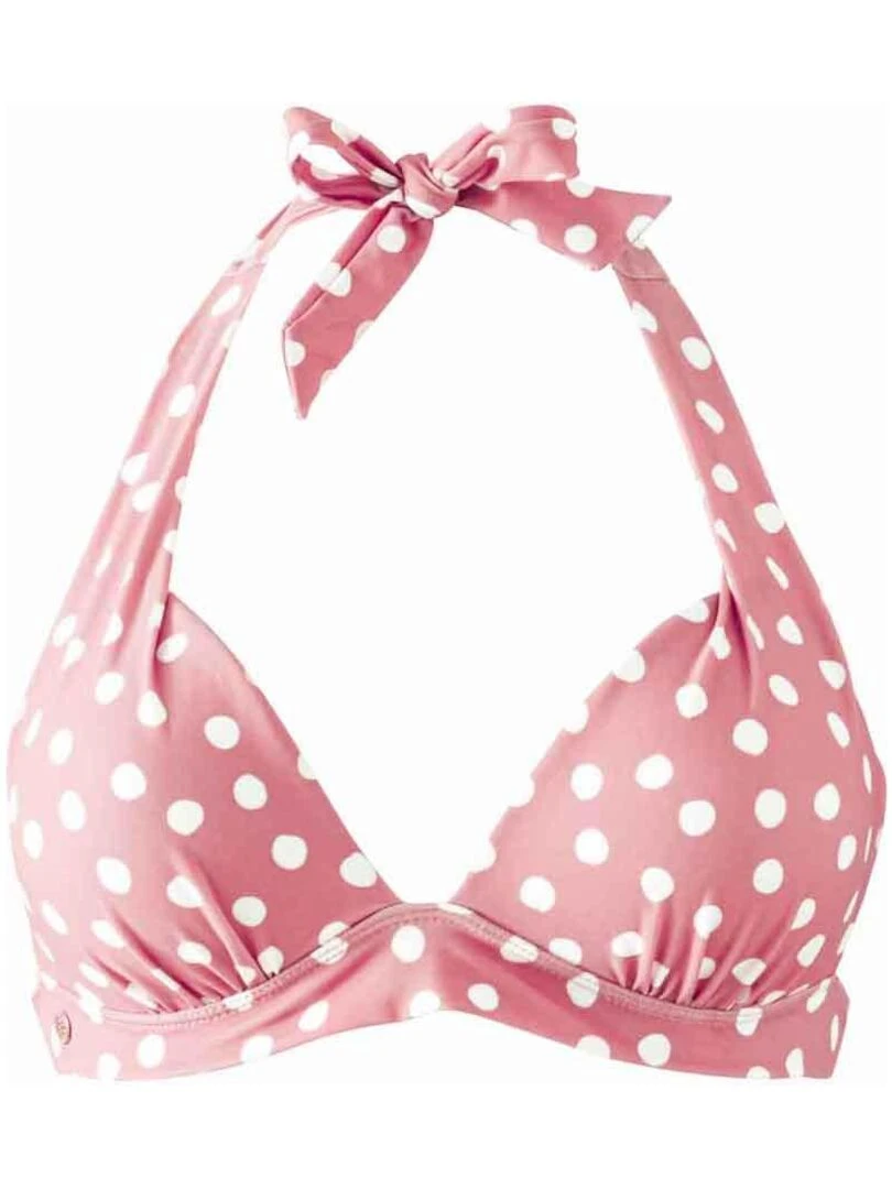 Haut de maillot triangle up CARIOCA   Brigitte Bardot Bain   Rose