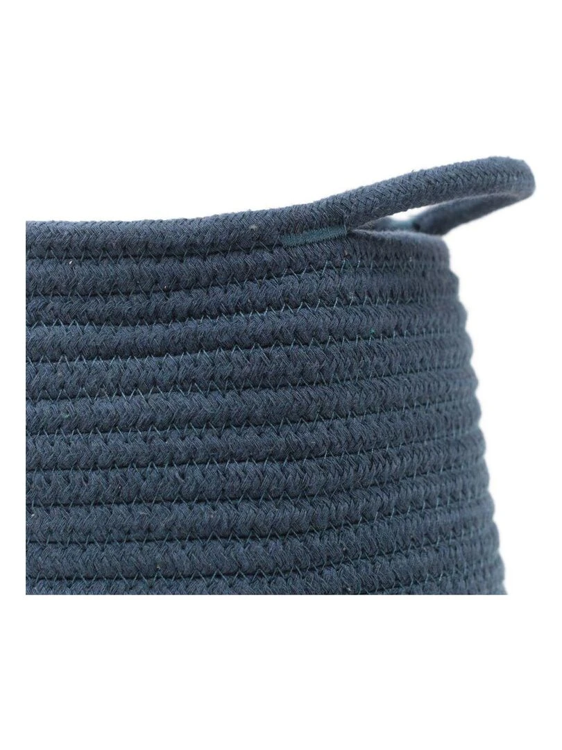 Panier long tressé 'LA FACTORY' 'TODAY' Bleu
