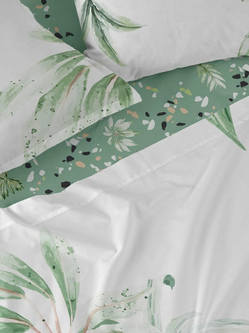 Drap housse Delicate "Happyfriday"   Blanc