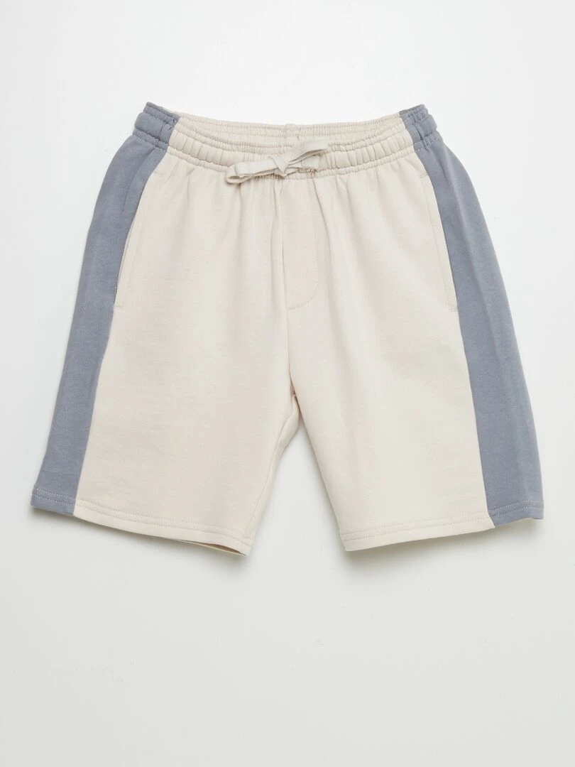 Ensemble t shirt + short   2 pièces   Orange/beige