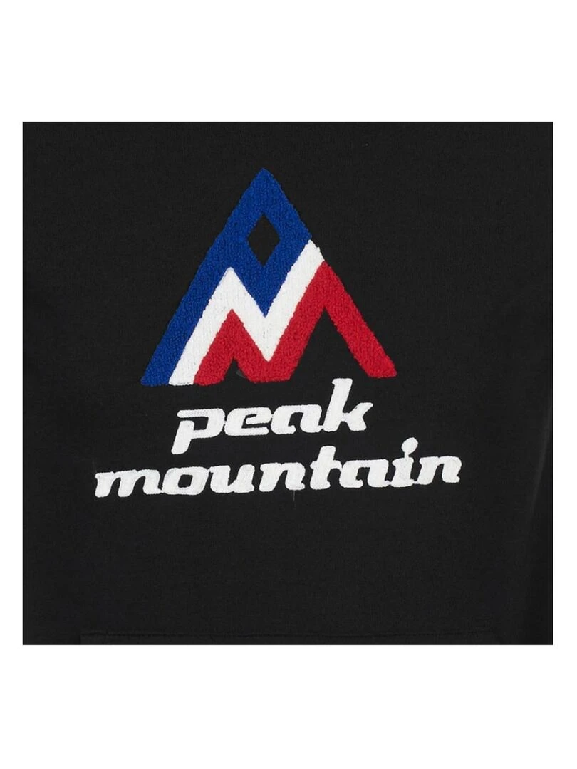 Sweat à capuche homme CODRIVER   PEAK MOUNTAIN   Noir Noir