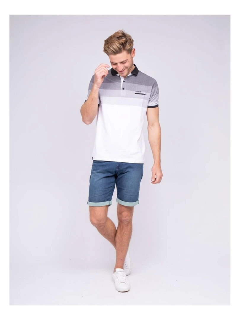 Polo pur coton POTGAZ   Noir