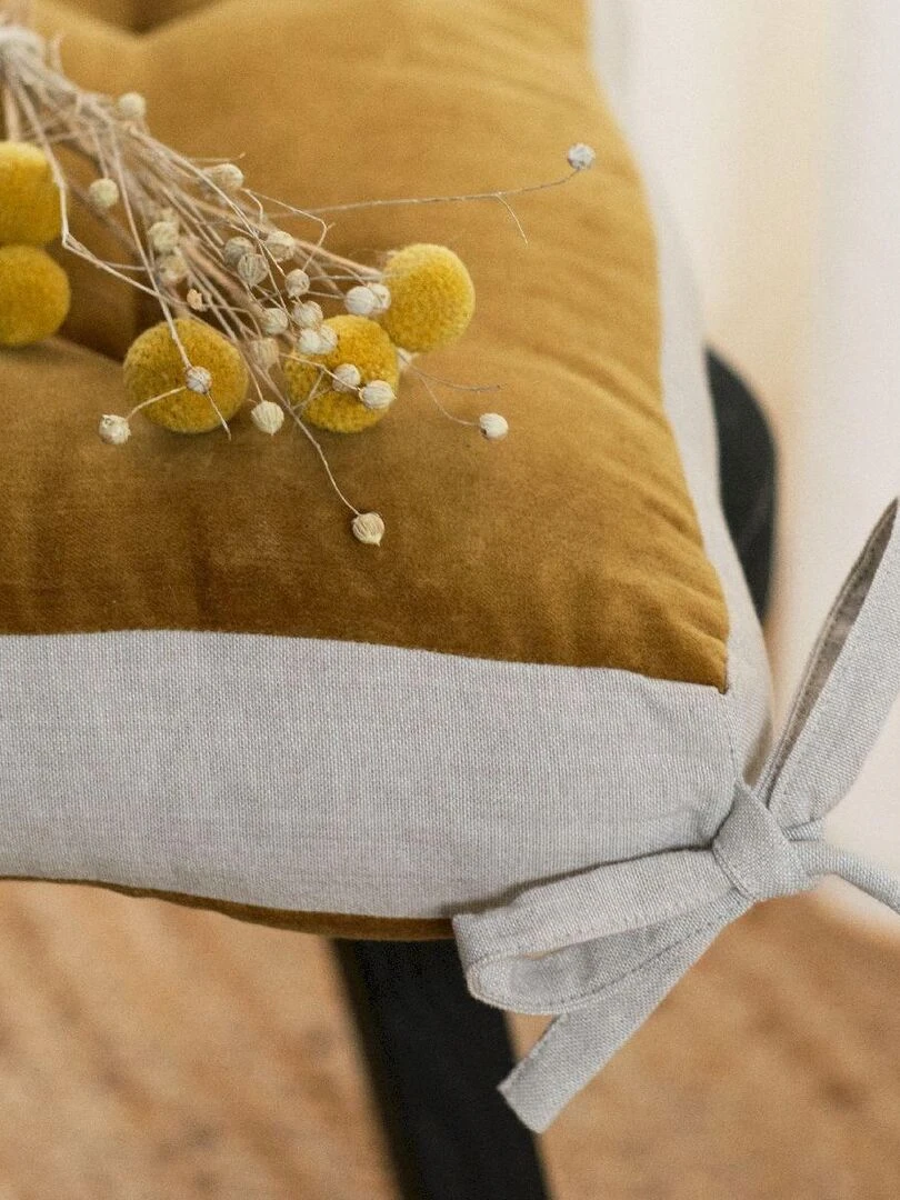 Assise matelassée  'INDIES' 'TODAY'   Bronze