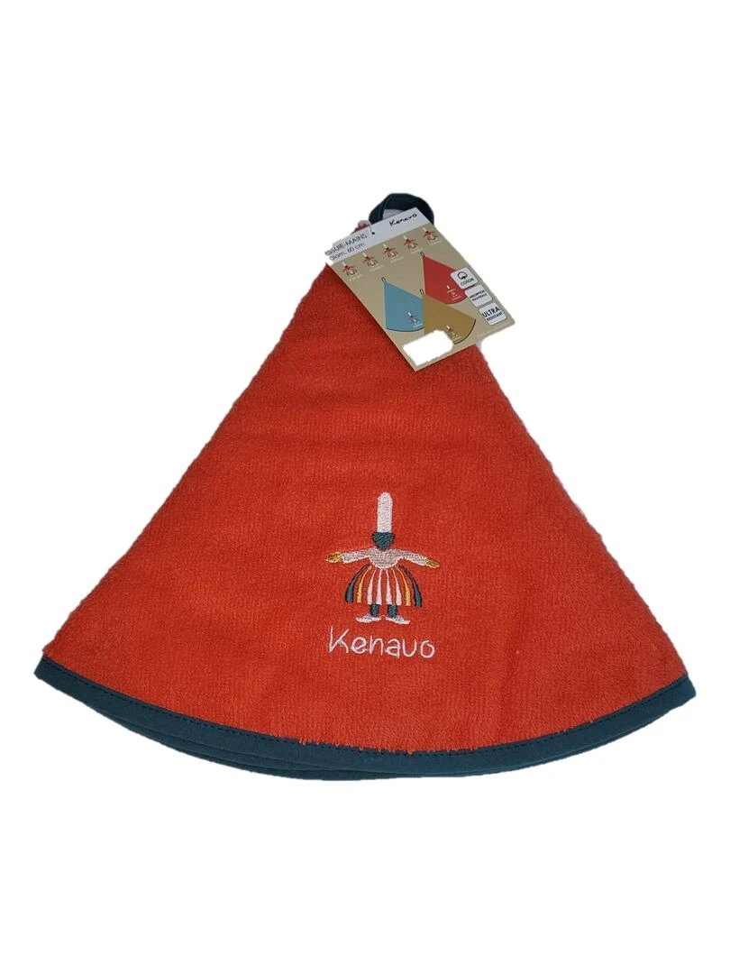 Essuie mains torchon rond Kenavo Rouge