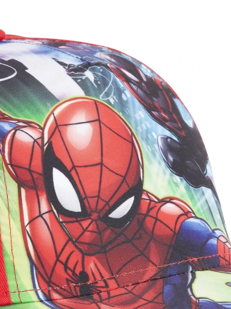 Casquette garçon Marvel Spiderman Marvel   Rouge