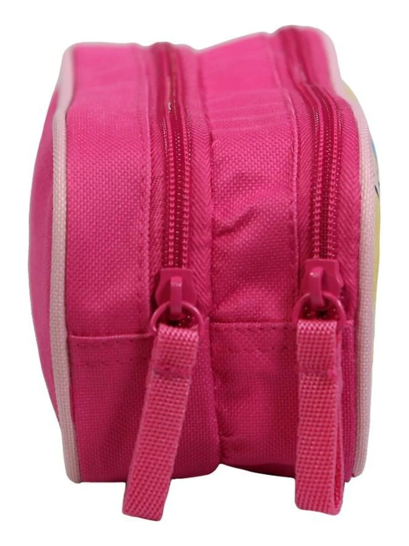 Trousse scolaire 2 compartiments Disney Princesses Rose Bagtrotter   Rose