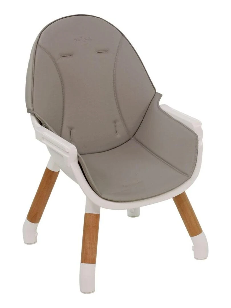 Chaise haute 2 en 1 EVA évolutive – à partir de 6 mois   Gris