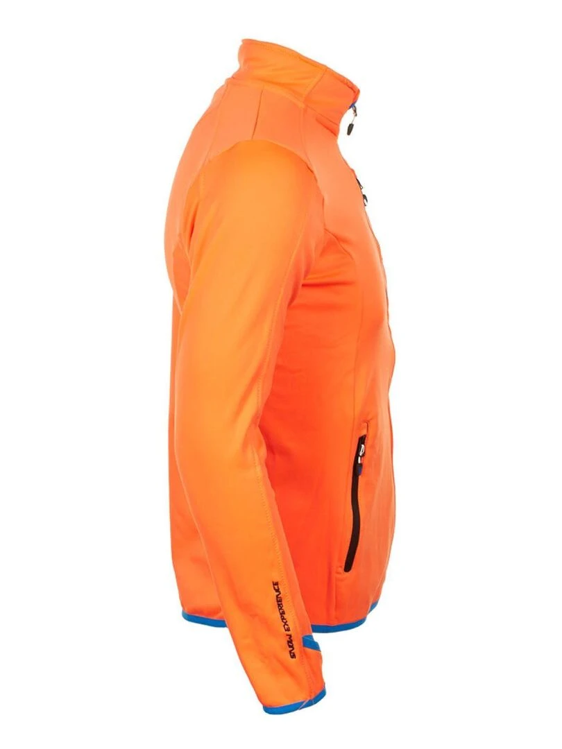 Blouson polar shell homme CLIMATE   PEAK MOUNTAIN   Orange