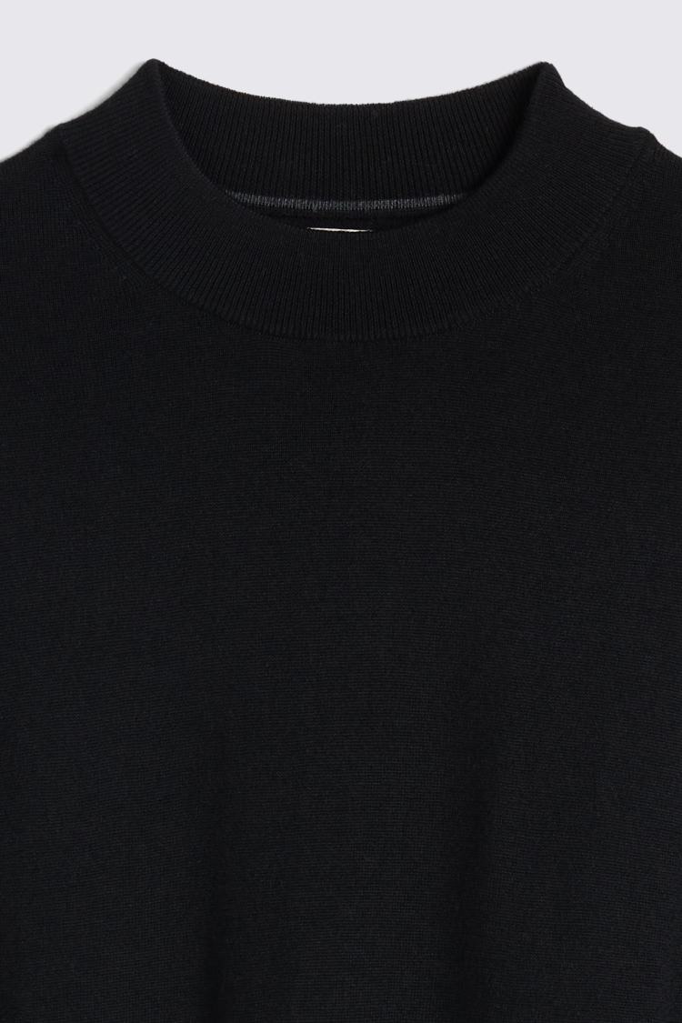 White Merino Mock-Neck Jumper   Buy Online at Moss