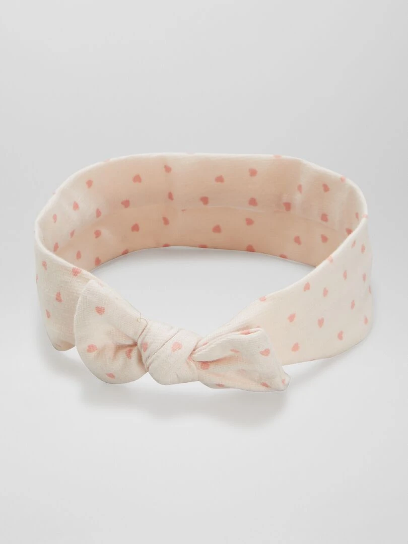 Lot de 2 bandeaux fantaisies Rose