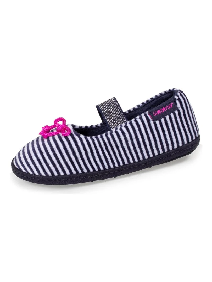 Chaussons ballerines Enfant Rayures Multicolore