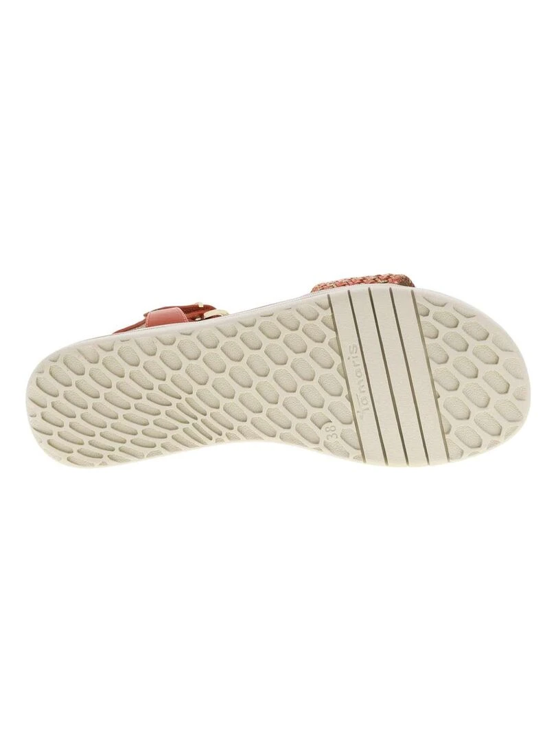 TAMARIS   Nu pieds talon semi compensée   Orange