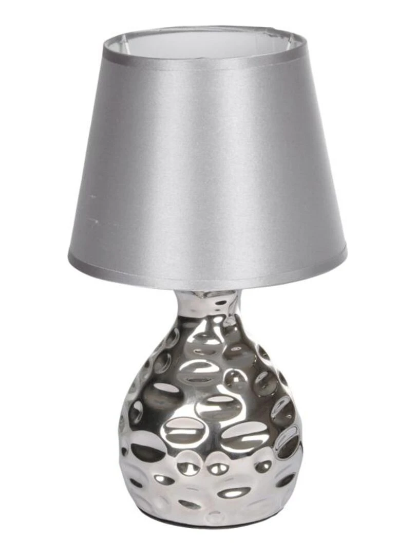 Lampe effet goutte argent Argent