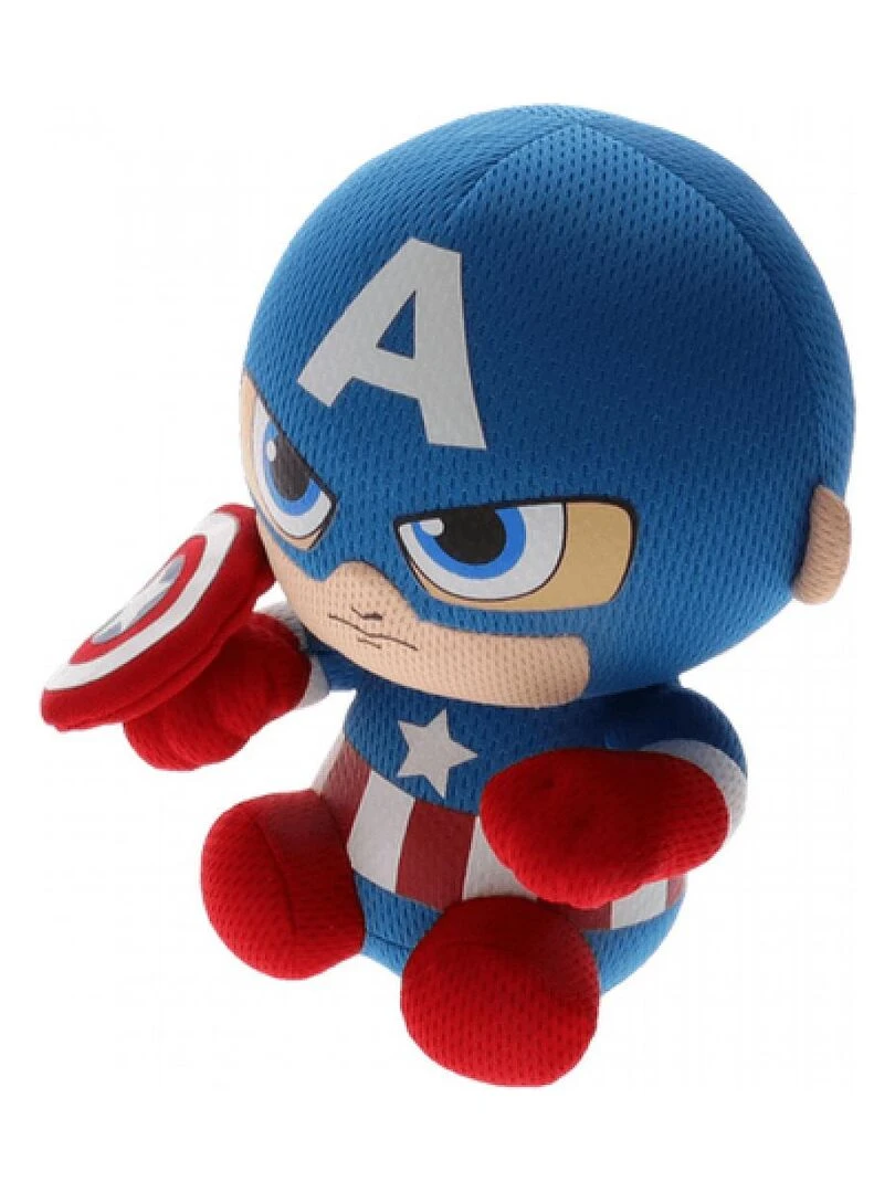 Marvel Beanie Babies Small   Captain America   Multicolore