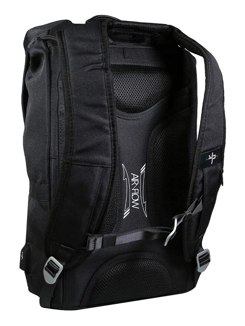 BODYPACK Sac à dos recyclé ordi usb typo 1 compartiment Noir