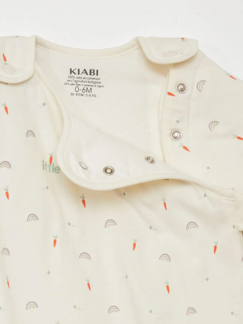 Gigoteuse chaude avec manches amovibles   TOG 2   Ecru