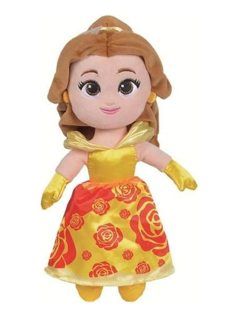 Doudou Disney Poupée jaune La Belle et la Bête Pantin Personnage Jaune