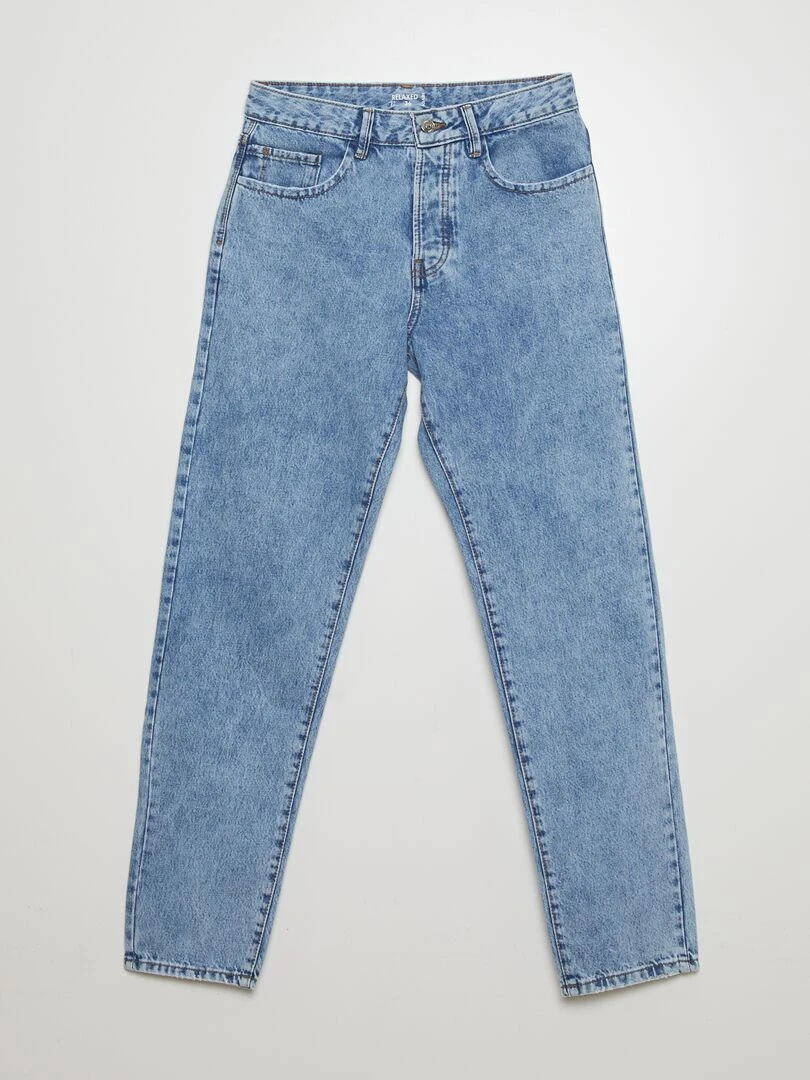 Jean droit BLEU