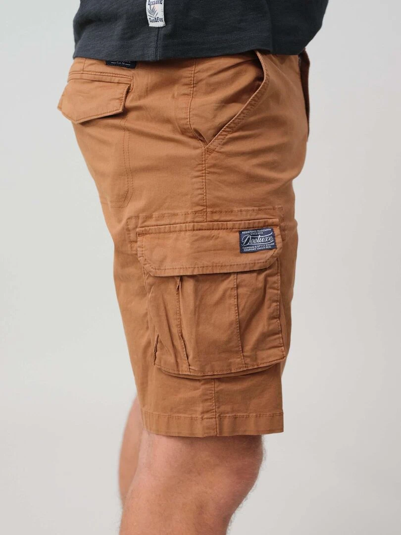 Bermuda casual pour homme 'Deeluxe'   Marron caramel