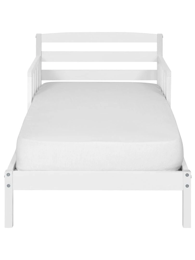 Lit enfant avec matelas Misuna   AKITEN RETAIL   Blanc Blanc