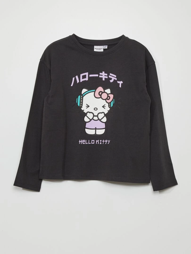 T shirt 'Hello Kitty' Gris