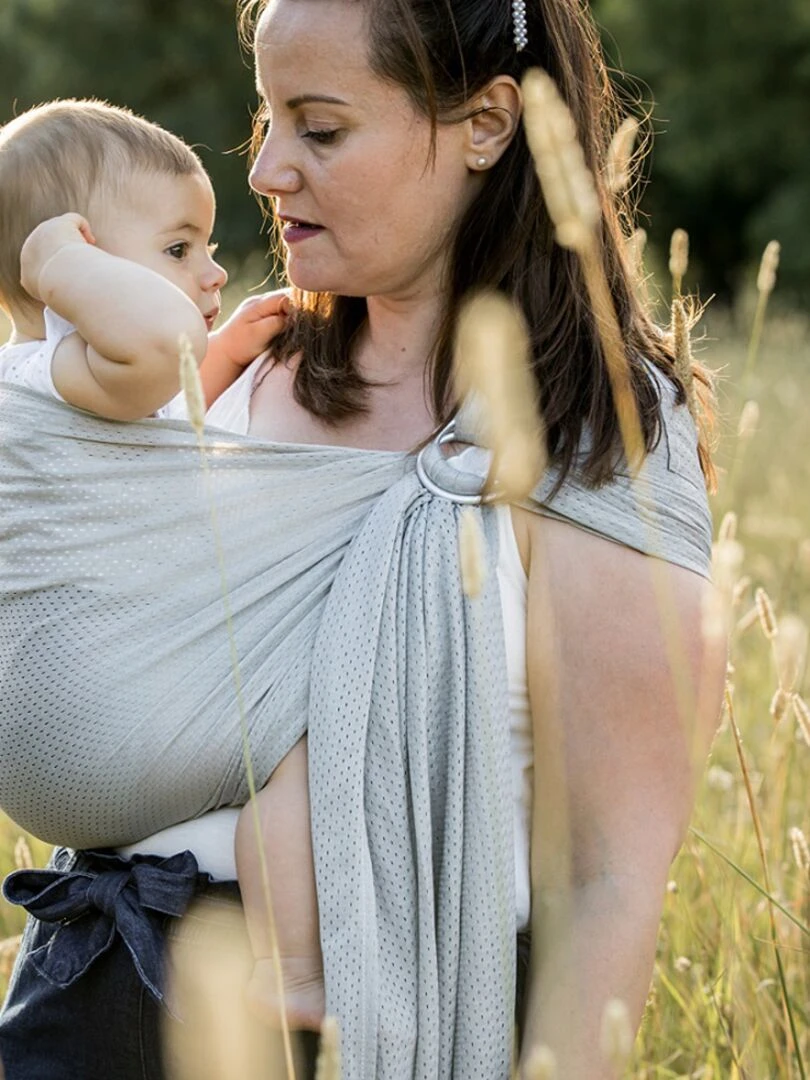 Porte bébé Sling Sukkiri Gris   Gris
