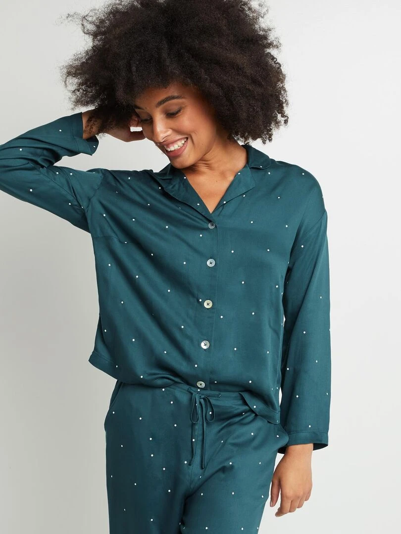 Chemise de pyjama viscose Arome RougeGorge Lingerie Vert