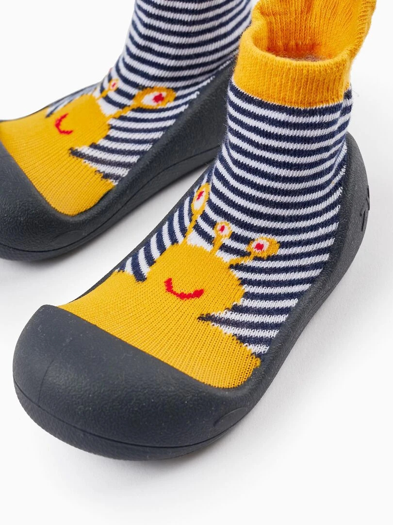 Steppies Chaussons Chaussettes pour Bébé Fille 'Princesse'  BOUQUETS DES MIMOSAS   Blanc