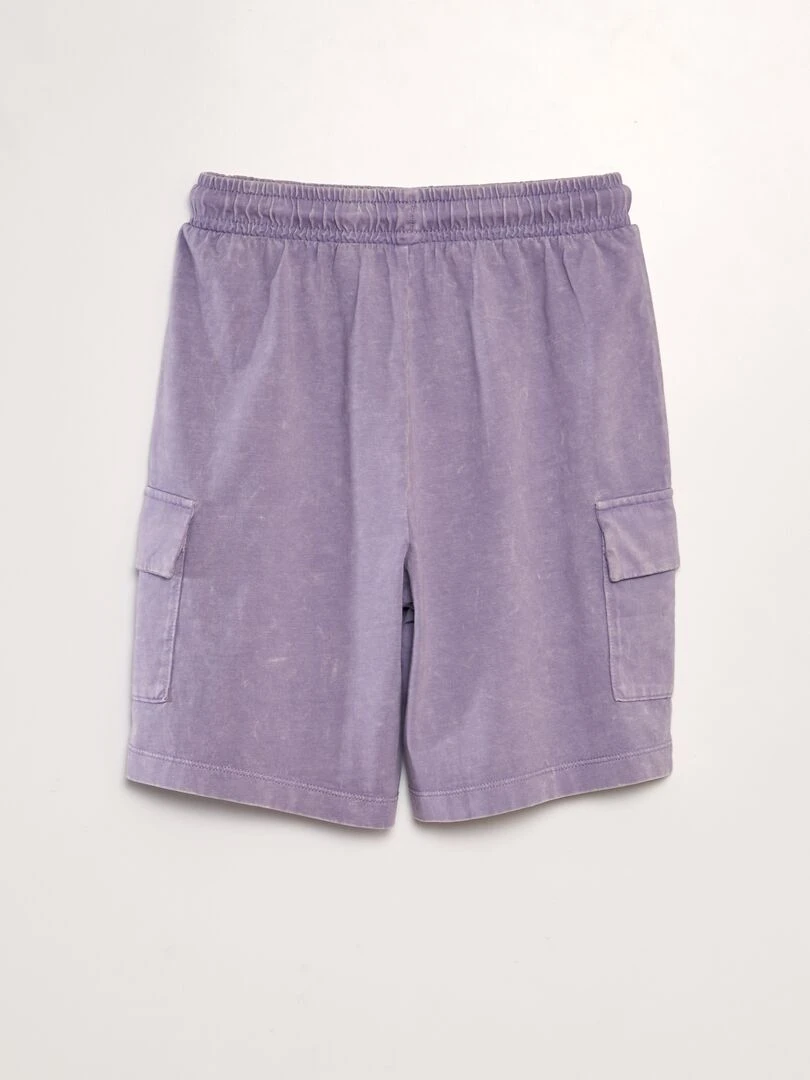 Short avec poches sur les côtés Violet