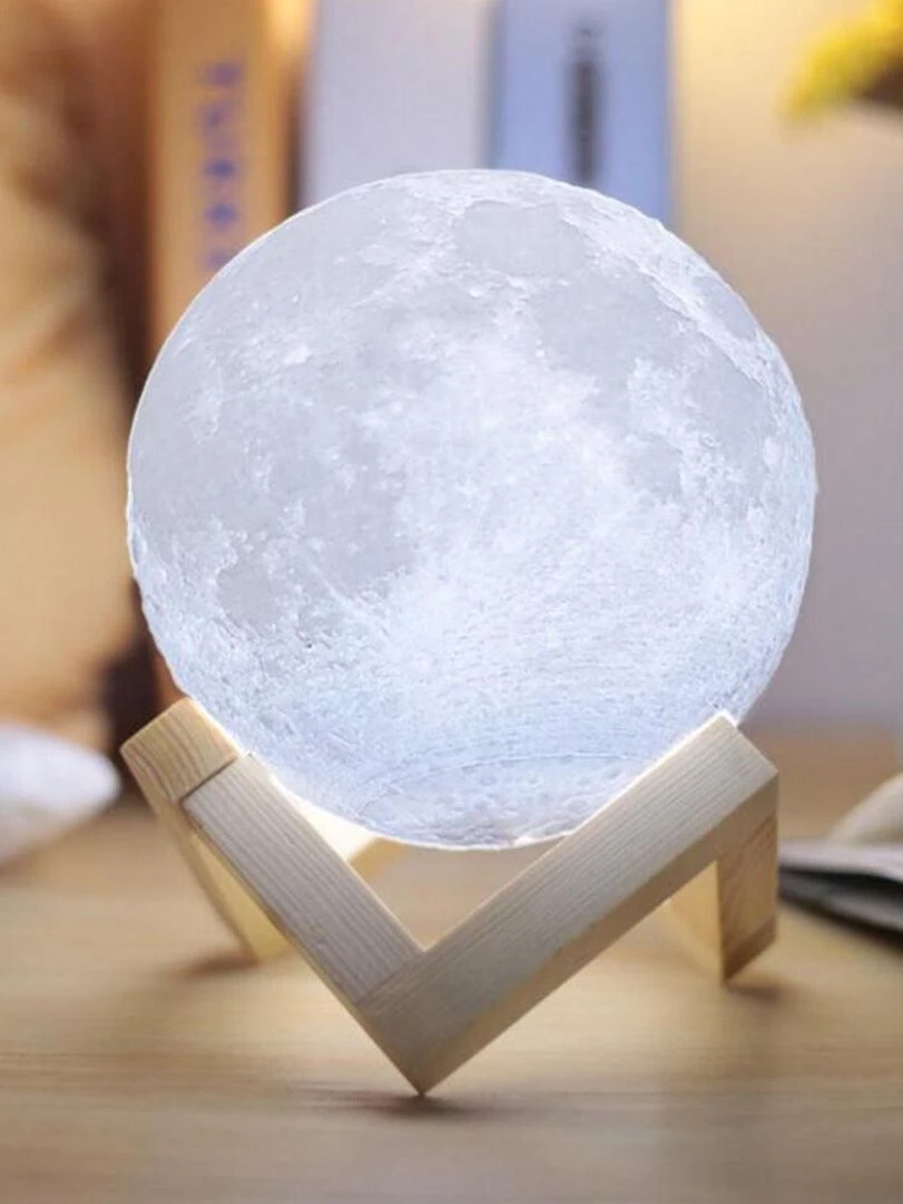 FEERIQUE Lampe à poser pleine lune Beige clair