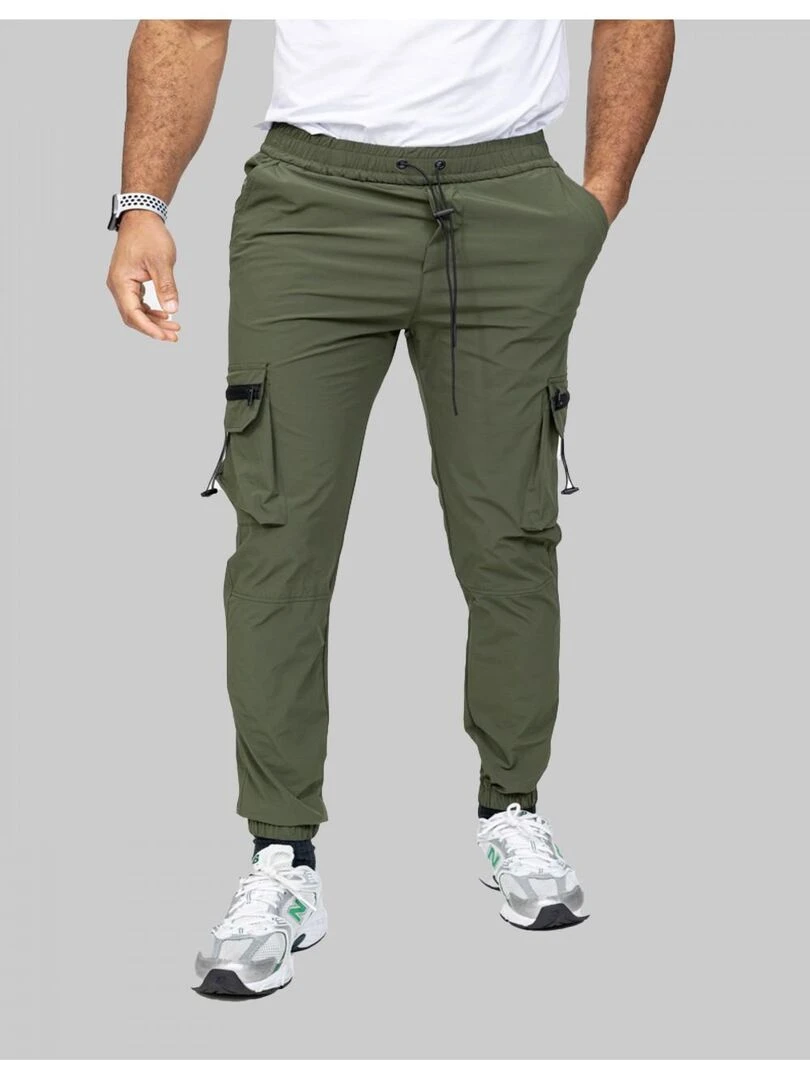 PANTALON CARGO Kebello Vert