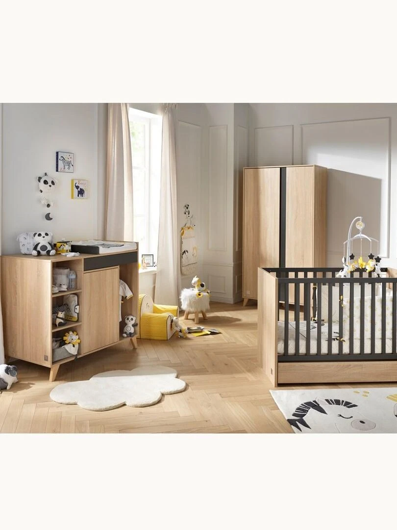 Armoire 2 portes SAUTHON Gris