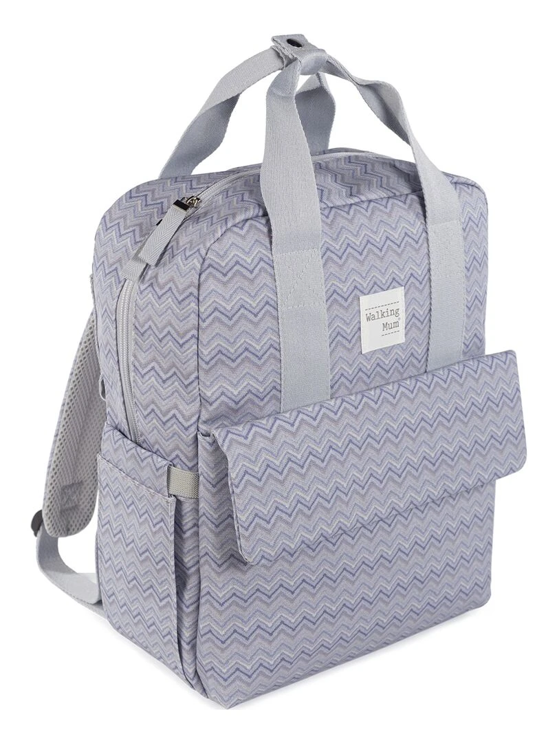Sac à dos à langer Zigzag Violet
