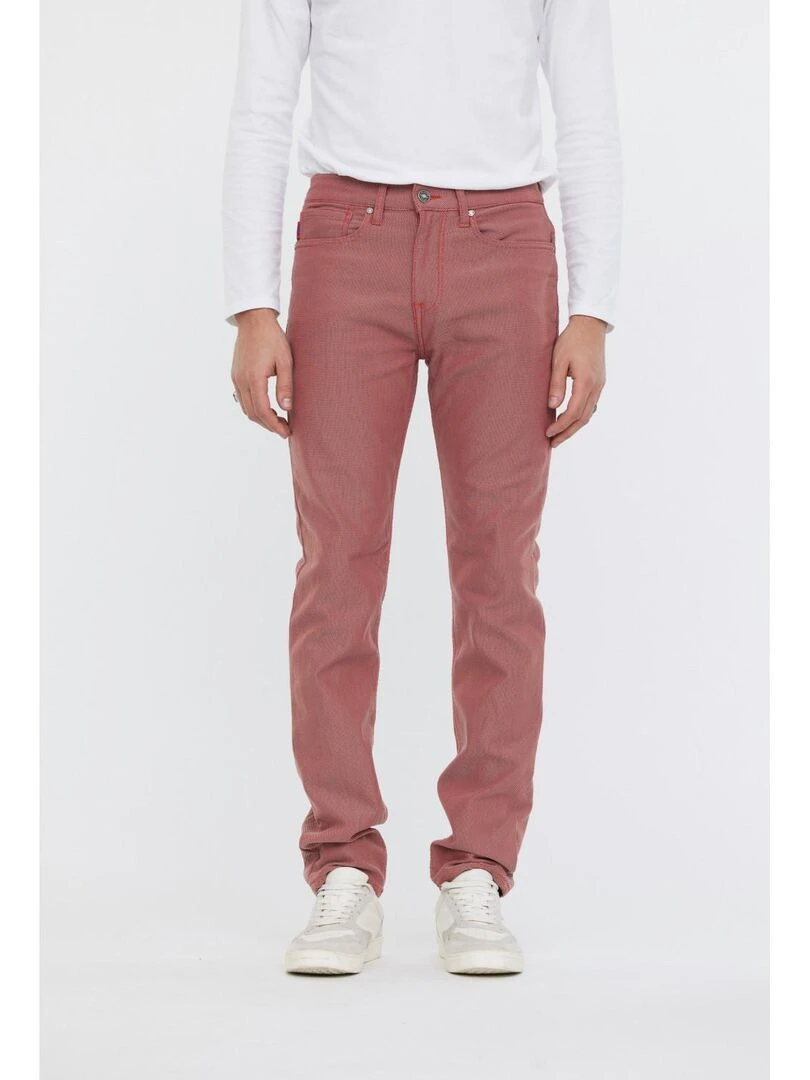 Lee Cooper Pantalon coton straight LC126ZP Rouge