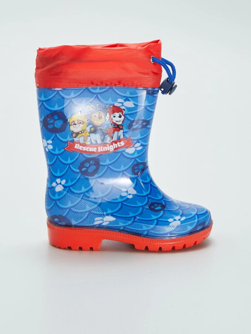 Bottes de pluie 'Pat'Patrouille' bleu