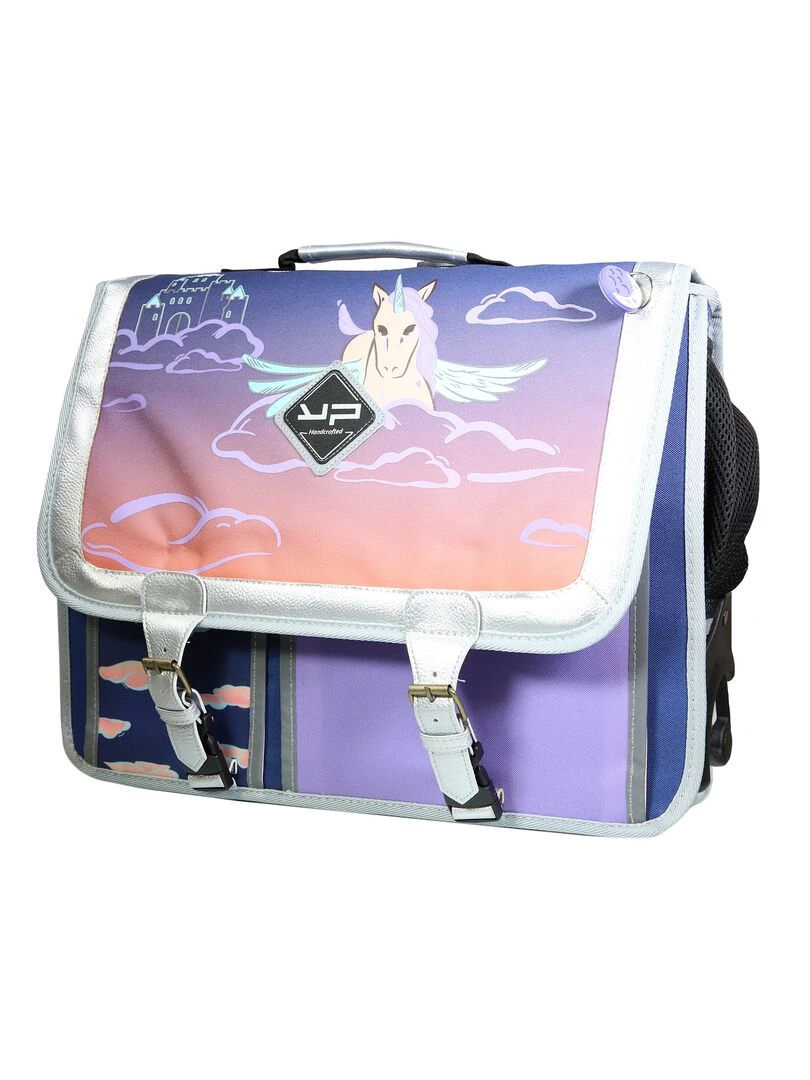 BODYPACK Cartable 41 cm roulettes recyclé Licorne évasion Violet