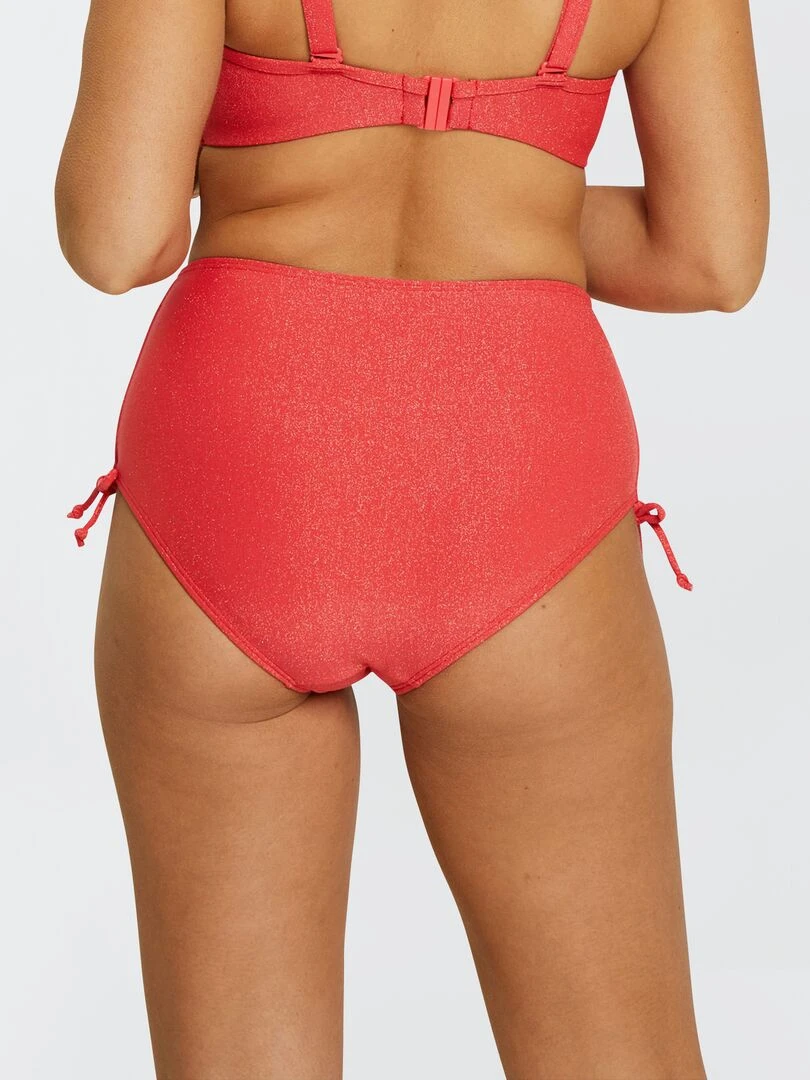 Culotte maillot de bain 'Sans complexe'   Rouge