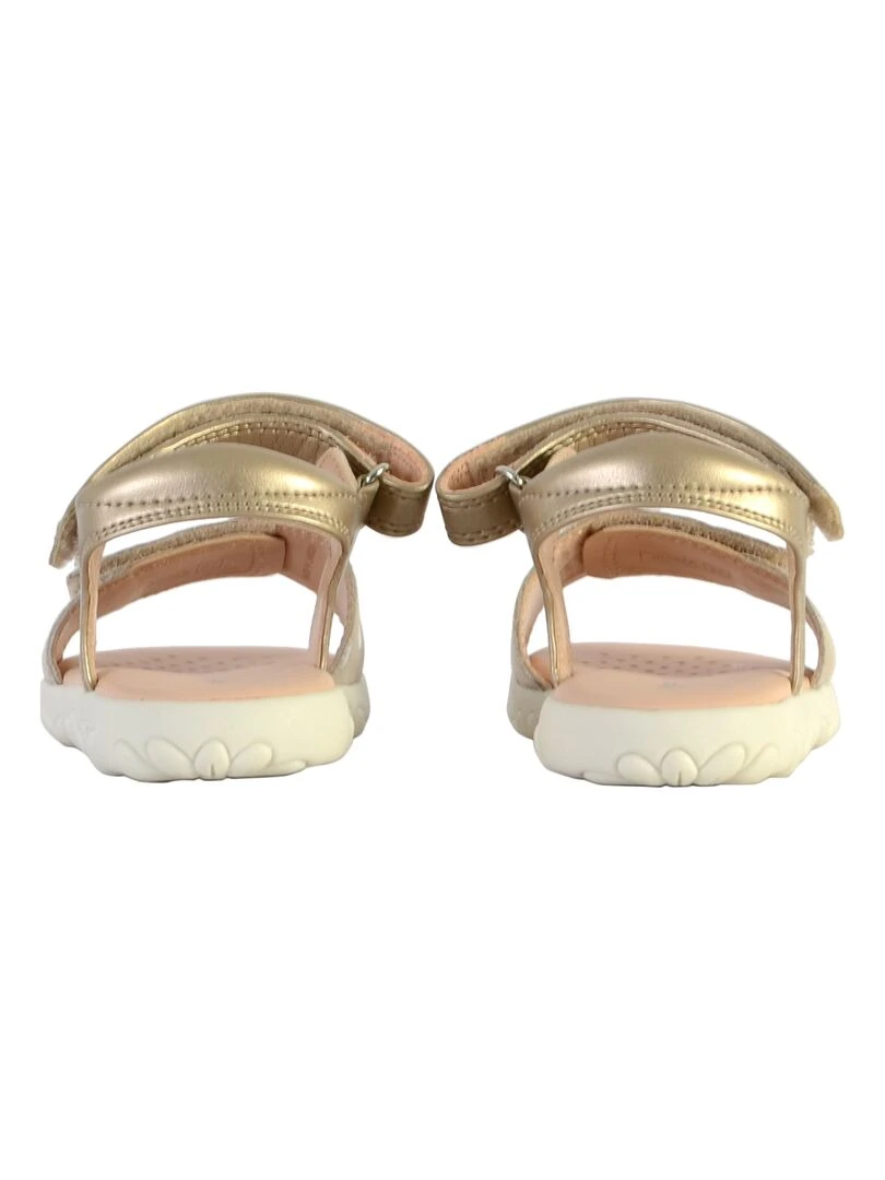Sandale Cuir Enfant Geox Haiti   Beige