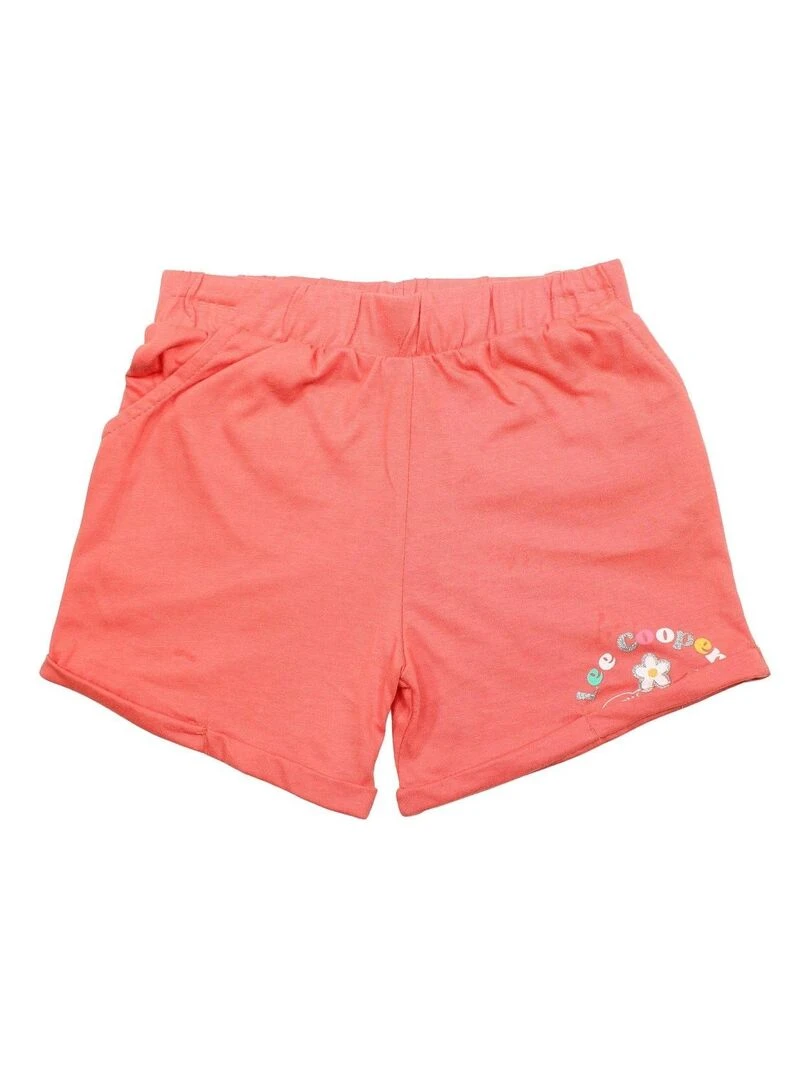 Lee Cooper   Ensemble ​​T shirt short fille Imprimé Lee Cooper   Orange