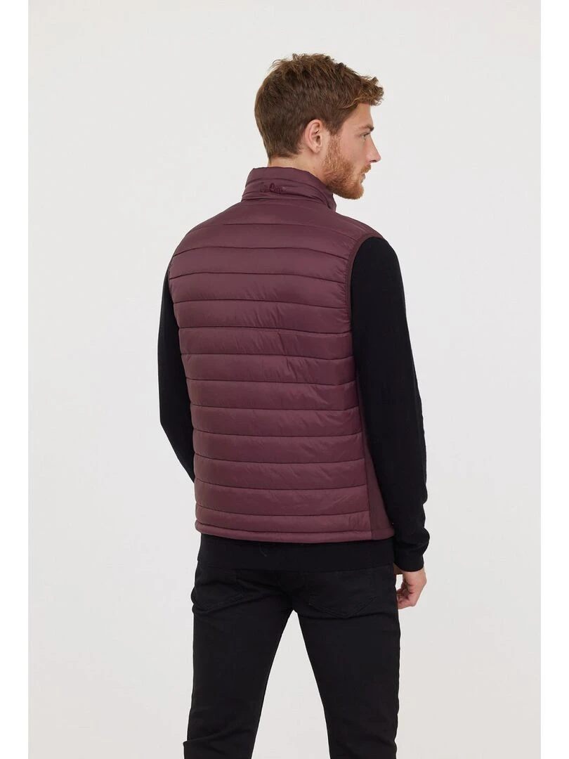 Lee Cooper   Doudoune sans manches nylon regular FONILE   Rouge foncé