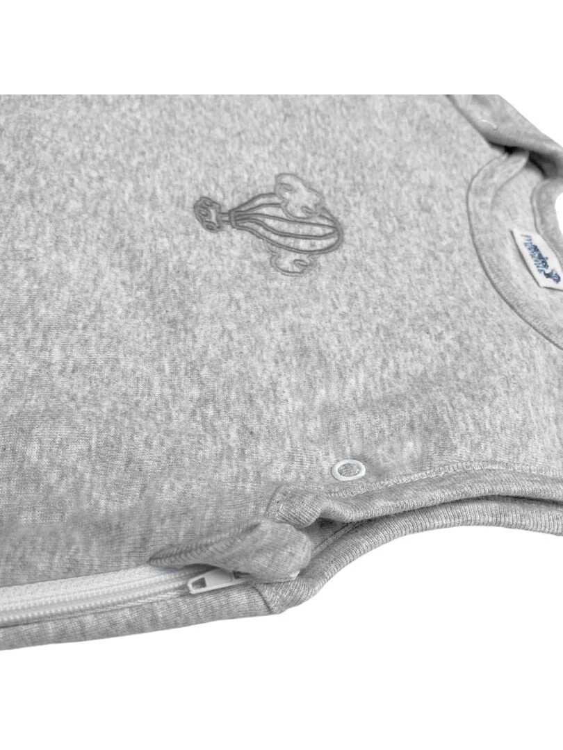 Gigoteuse Mi saison Évolutive 3 6 mois en Coton Bio Perle   Gris