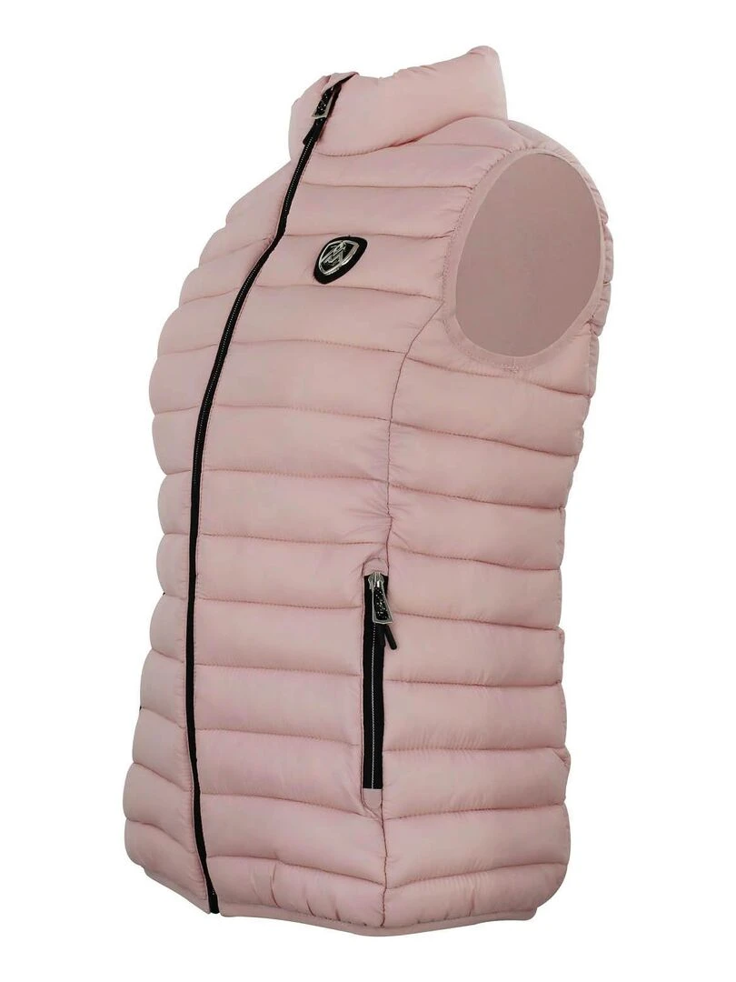 Doudoune fine sans manches femme ACOTI   Rose