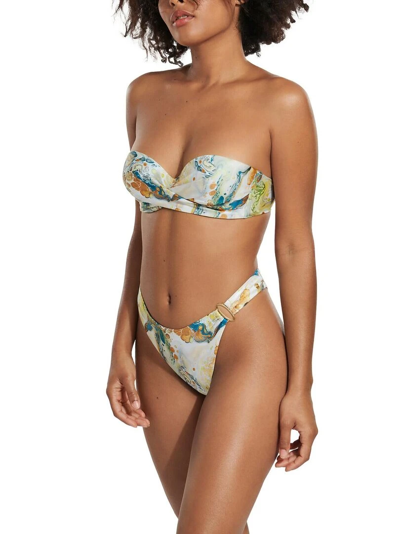 Bas maillot slip de bain échancré Indonesia   Vert