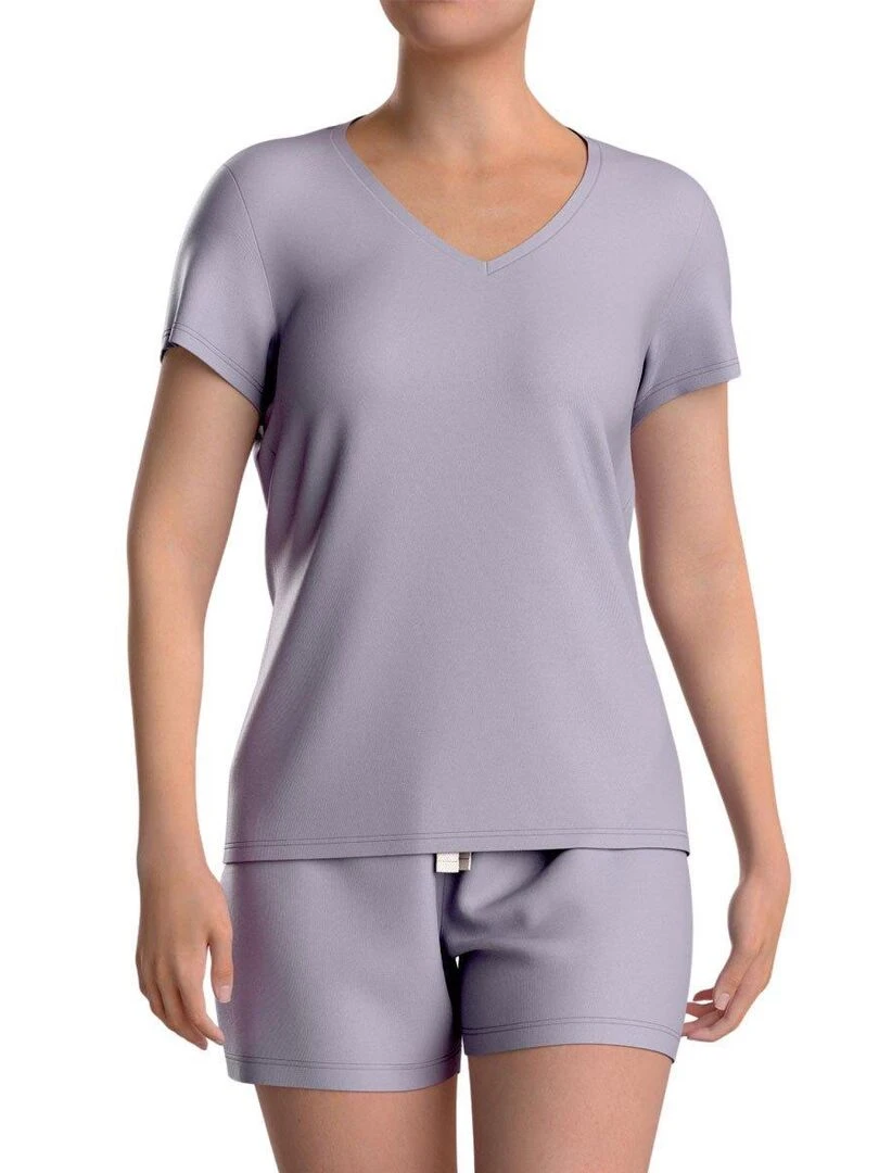 Ensemble pyjama à manches courtes Benita Violet