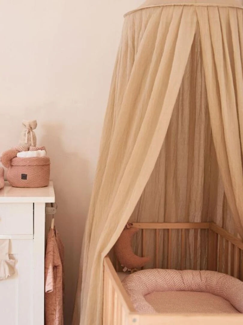 Ciel de lit nougat (245 cm)   Beige