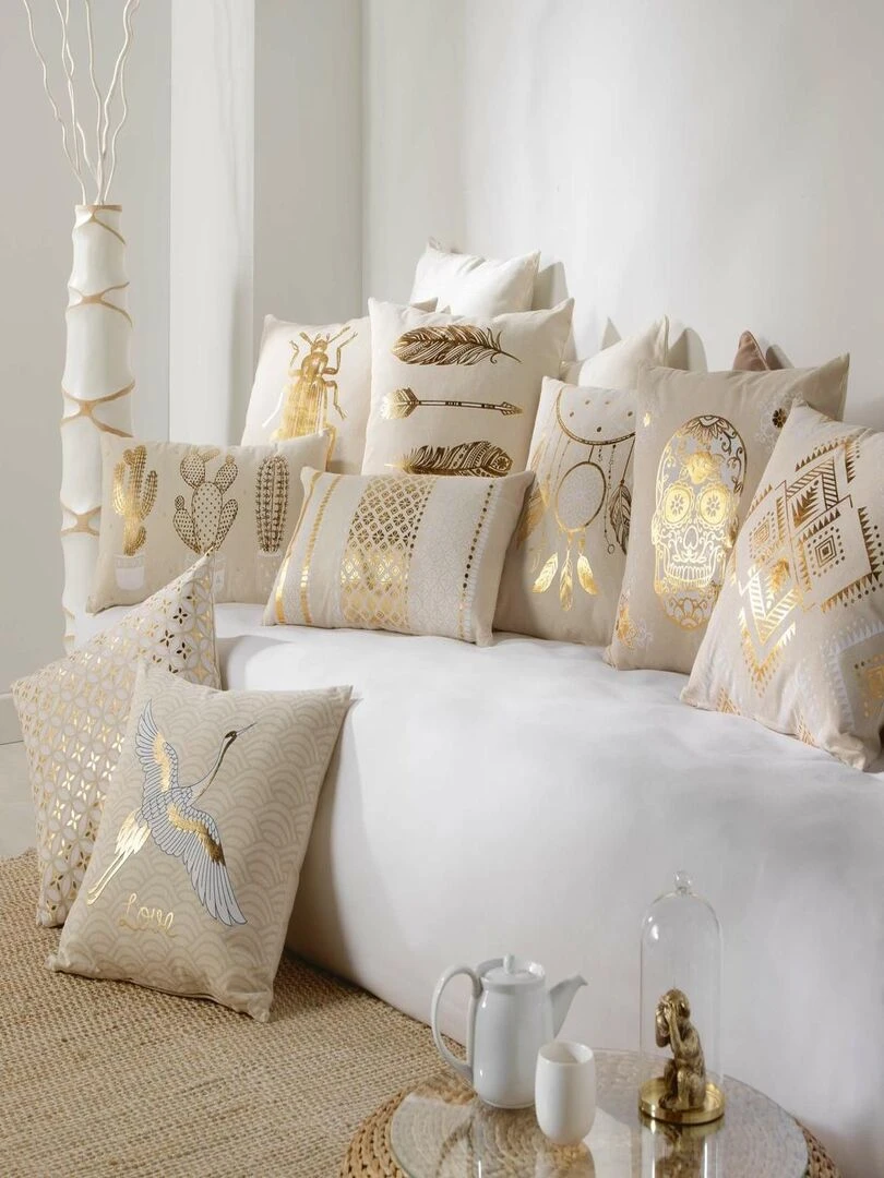 Coussin Cybelle   Doré/or